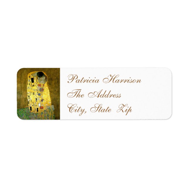 The Kiss Gustav Klimt Wedding | RSVP (Front)