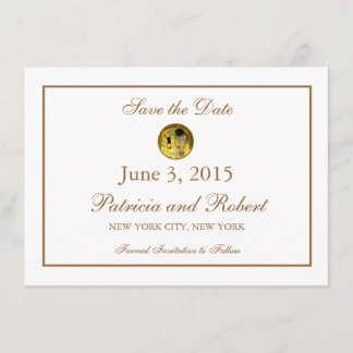 The Kiss Gustav Klimt Wedding | Save the Date