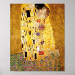 The Kiss High Resolution Gustav Klimt Poster<br><div class="desc">The Kiss High Resolution Gustav Klimt</div>