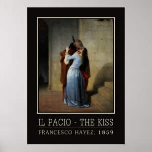 The Kiss / Il Bacio art poster