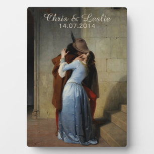 The Kiss / Il Bacio custom text plaque