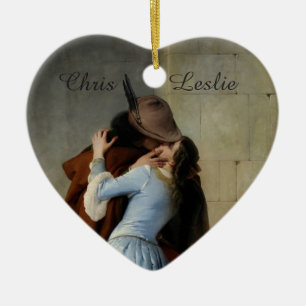 The Kiss / Il Bacio custom wedding ornament