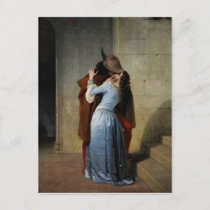 The Kiss / Il Bacio postcard
