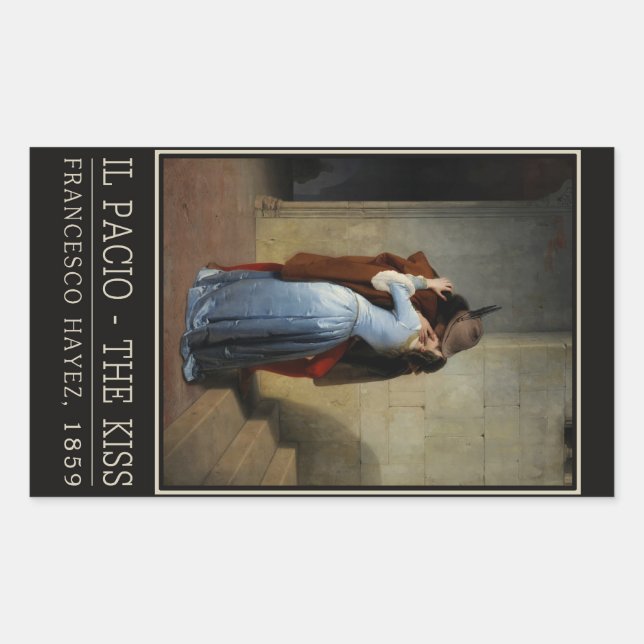 The Kiss / Il Bacio stickers (Front)