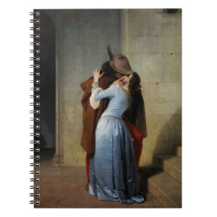 The Kiss In Blue Satin  Francesco Hayez 1859 Notebook