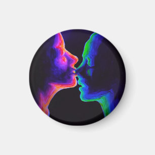 The kiss in the ultraviolet light magnet