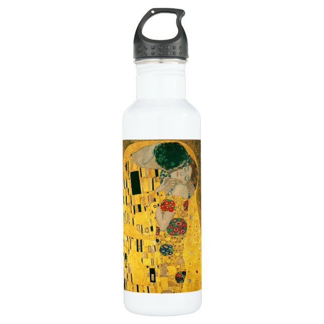 The Kiss (Klimt) fine art 710 Ml Water Bottle (Front)