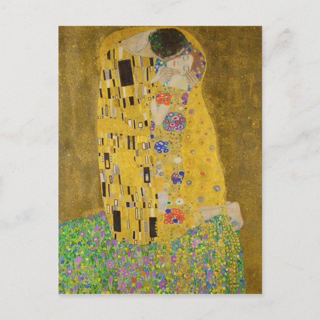 The Kiss (Lovers) by Gustav Klimt (1908–1909) Postcard (Front)