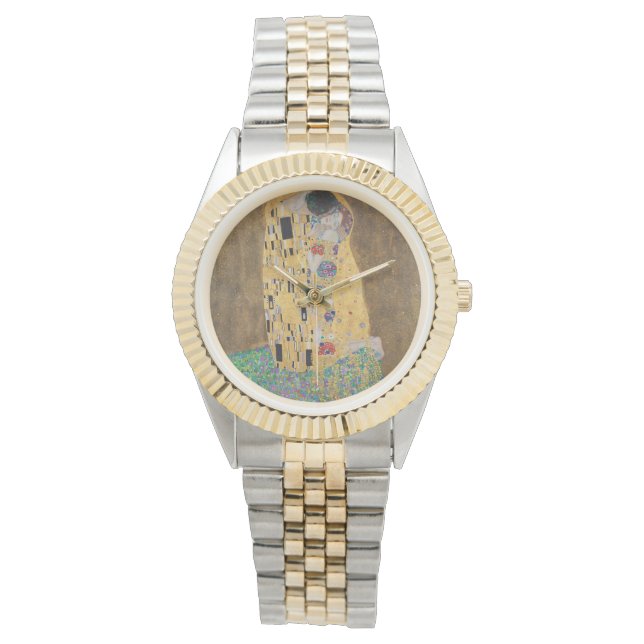 The Kiss (lovers) Der Kuss (Liebespaar) G. Klimt Watch (Front)