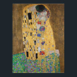 The Kiss(lovers) Der Kuss(Liebespaar) Gustav Klimt Poster<br><div class="desc">Der Kuss (Liebespaar) The kiss (lovers) oil and gold leaf on canvas,  painting by the Austrian Symbolist painter Gustav Klimt. Klimt's most popular work. Dating 1908 (completed 1909). Dimensions 180 × 180 cm. Österreichische Galerie Belvedere,  Wien.</div>