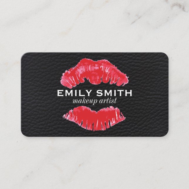 The Kiss / Makeup Accessories Business Card (Front)