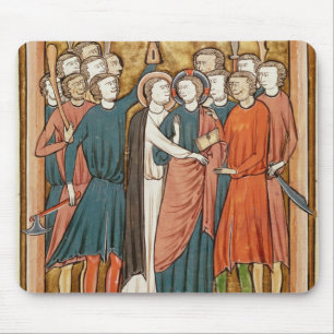 The Kiss of Judas, 'Psautier a l'Usage de Paris' Mouse Mat