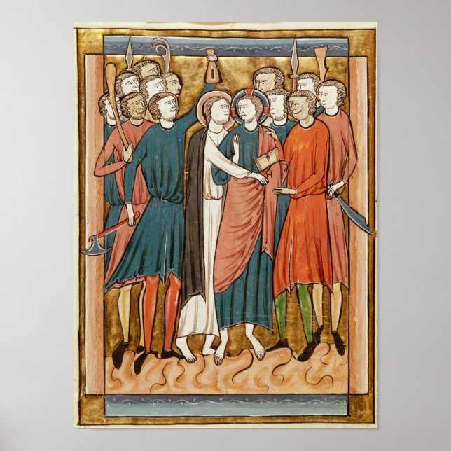 The Kiss of Judas, 'Psautier a l'Usage de Paris' Poster (Front)