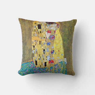 The Kiss (original Der Kuss) by Gustav Klimt Cushion