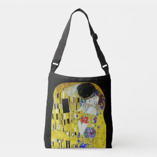 The Kiss painting by Gustav Klimt Crossbody Bag