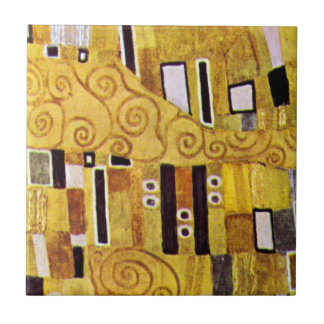 The Kiss Pattern by Gustav Klimt, Art Nouveau Tile