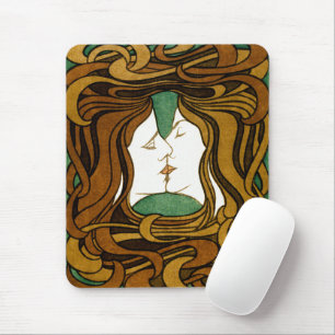 The Kiss Peter Behrens Art Nouveau Vintage Art Mouse Mat