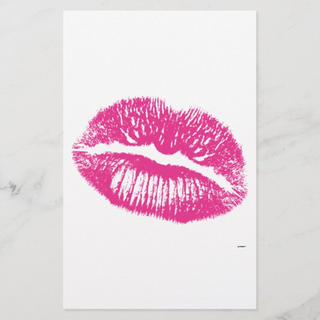 The Kiss, Pink Lips (Front)
