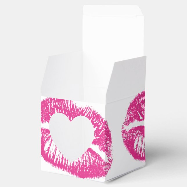 The Kiss, Pink Lips Favour Box (Opened)