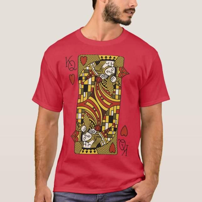 The Kiss Playing d Klimt Light by Tobe Fonseca T-Shirt (Front)