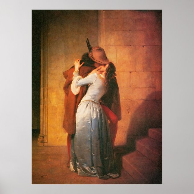 The Kiss Print by Francesco Hayez (Front)