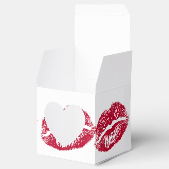 The Kiss, Red Lips Favour Box (Opened)