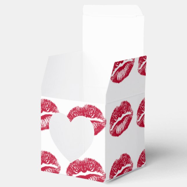 The Kiss, Red Lips Favour Box (Opened)