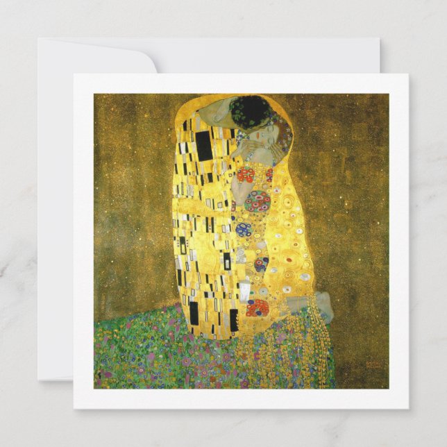 The Kiss Wedding Theme Invitation (Front)