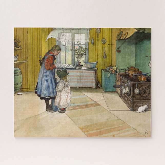 The Kitchen by Carl Larsson Jigsaw Puzzle (Horizontal)