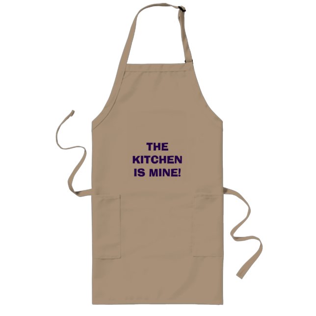 THE KITCHEN IS MINE! LONG APRON (Front)