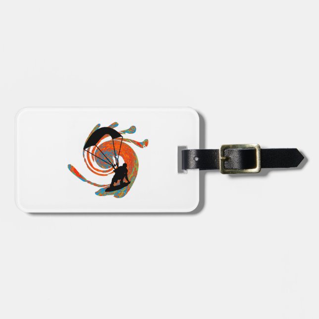 THE KITEBOARD SYSTEMIC LUGGAGE TAG (Front Horizontal)