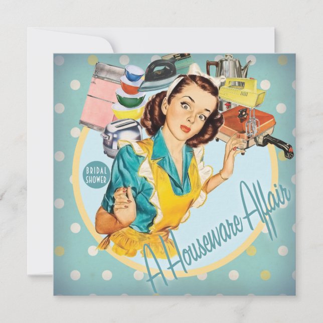 The Kitsch Bitsch: A Houseware Affair Bridal Showe Invitation (Front)