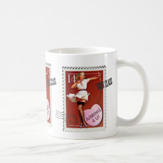 The Kitsch Bitsch : "Aiming 4 U" Candy Heart Pin Coffee Mug