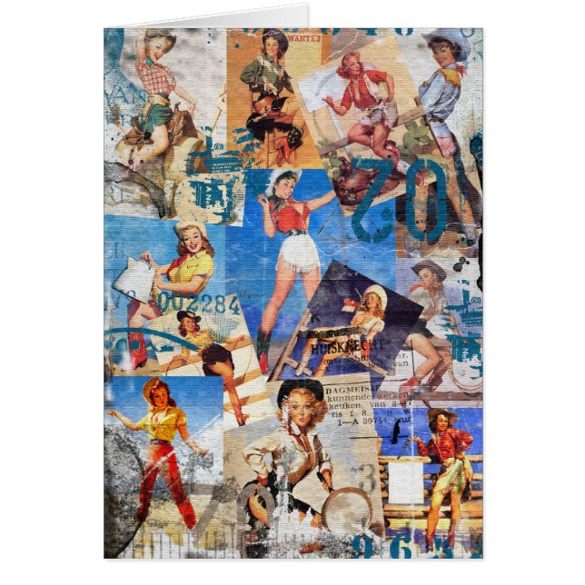 The Kitsch Bitsch : Destroyed Cowgirl Pin-Up No. 1 (Front)