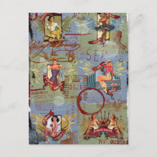 The Kitsch Bitsch:Destroyed Kitsch Bitsch Pin-Ups Postcard