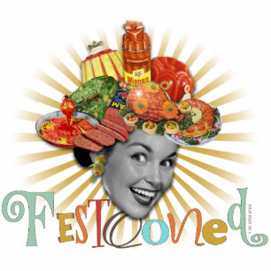 The Kitsch Bitsch © : Famously Festooned! Standing Photo Sculpture