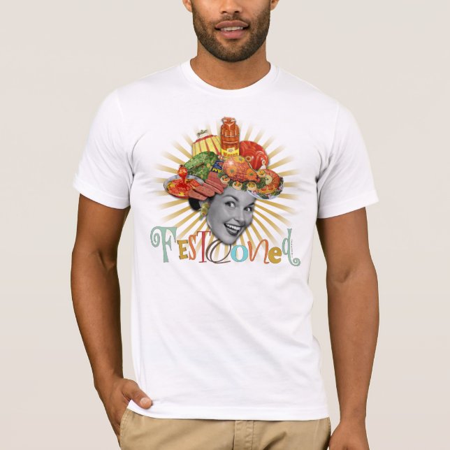 The Kitsch Bitsch © : Famously Festooned! T-Shirt (Front)