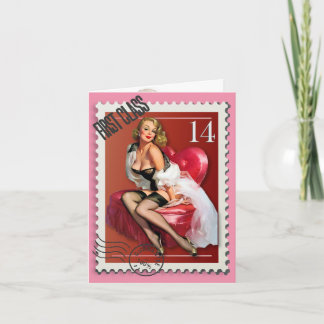 The Kitsch Bitsch : First Class Valentine Pin-Up Holiday Card