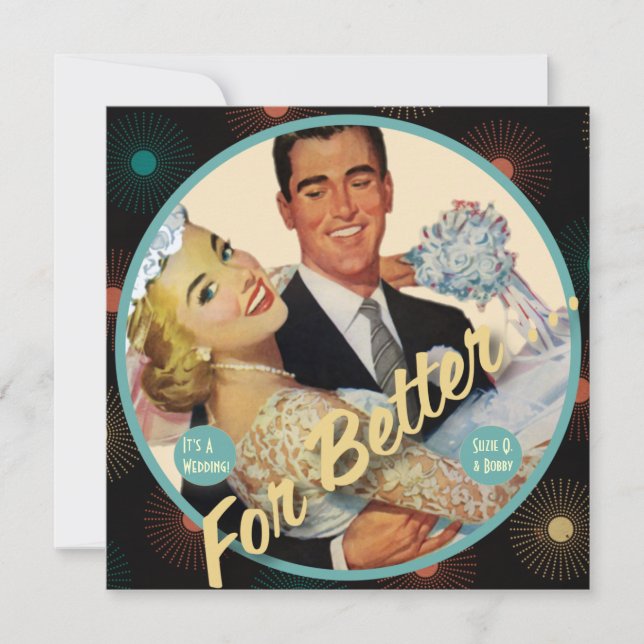 The Kitsch Bitsch : For Better ... Invitation (Front)