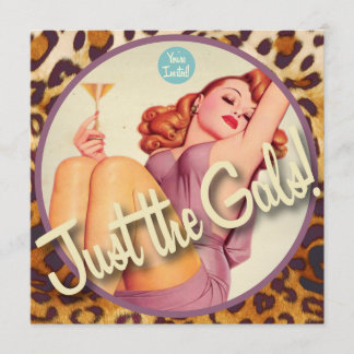 The Kitsch Bitsch : Just The Gals! Invitation