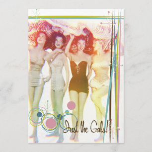 The Kitsch Bitsch : Just The Gals! Invitation