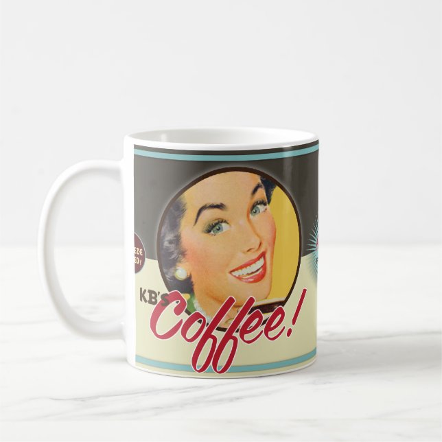 The Kitsch Bitsch : KB's Coffee! Coffee Mug (Left)