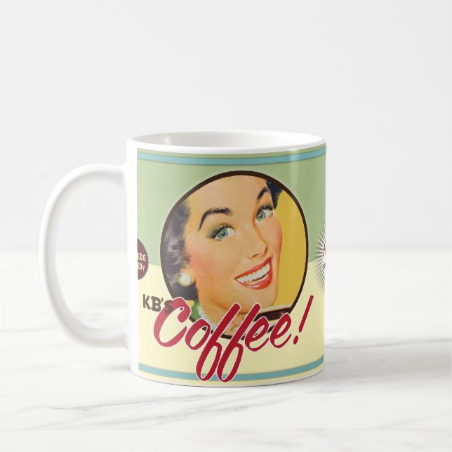 The Kitsch Bitsch : KB's Coffee! Coffee Mug (Left)