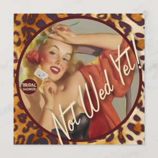 The Kitsch Bitsch : Not Wed Yet! Invitation