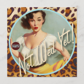The Kitsch Bitsch : Not Wed Yet! Invitation
