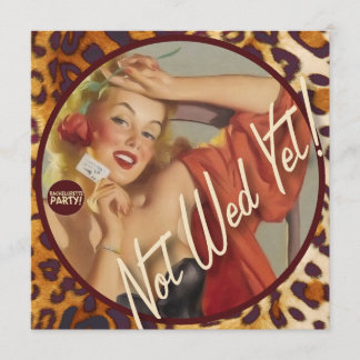 The Kitsch Bitsch : Not Wed Yet! Invitation