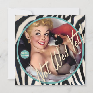 The Kitsch Bitsch : Not Wed Yet! Invitation