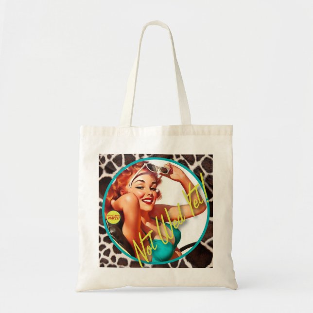 The Kitsch Bitsch : Not Wed Yet! Tote Bag (Front)