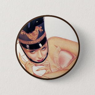 The Kitsch BItsch : Pin-Up Portraits 6 Cm Round Badge