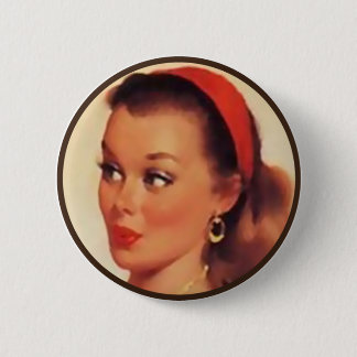 The Kitsch BItsch : Pin-Up Portraits 6 Cm Round Badge